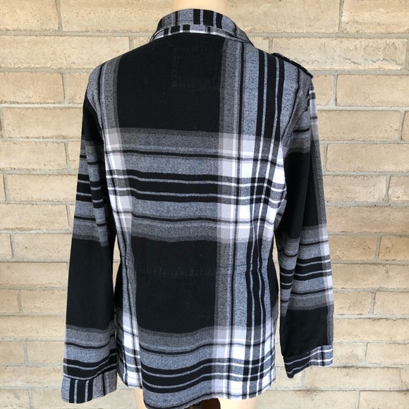 Hurley Women’s Flannel Shirt Jacket - Picture 2 of 8